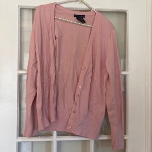 Pink cardigan